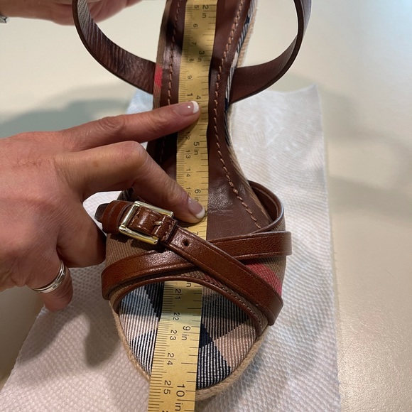 Authentic Burberry Wedged Heels - Picture 5 of 6